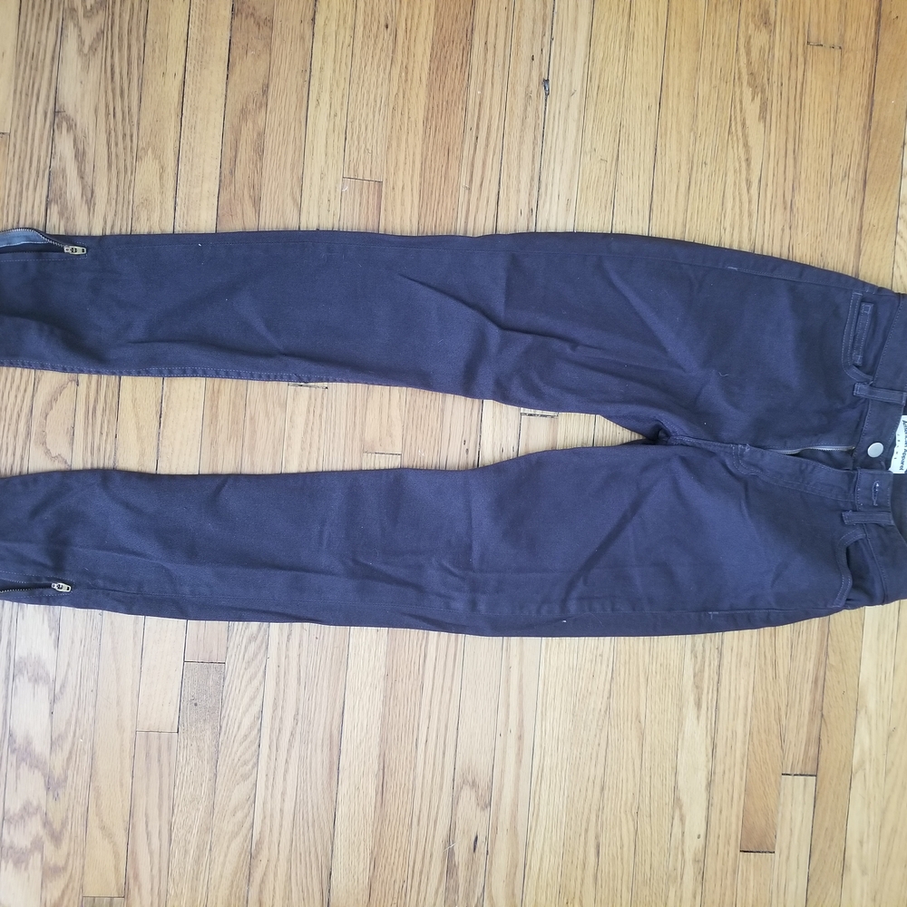 American Apparel Dark Brown Women Jeans